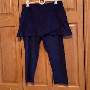 Skirted swim leggings